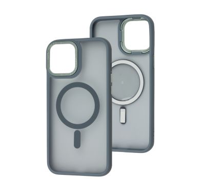 Чохол для iPhone 12 Pro Max Space color MagSafe сірий