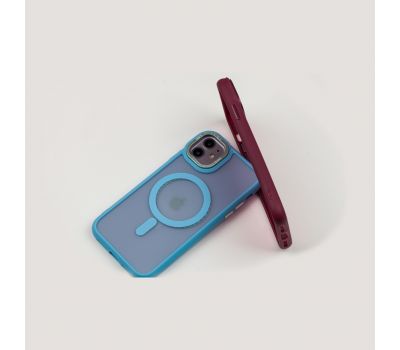 Чохол для iPhone 12 Pro Max Space color MagSafe блакитний 3481032