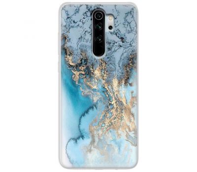 Чохол для Xiaomi Redmi Note 8 Pro MixCase мармур бірюзовий мікс