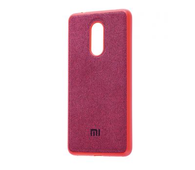 Чохол для Xiaomi Redmi 5 Textile червоний