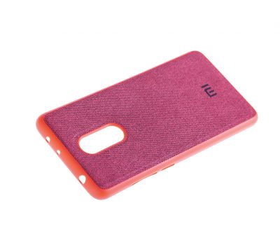 Чохол для Xiaomi Redmi 5 Textile червоний 3482665