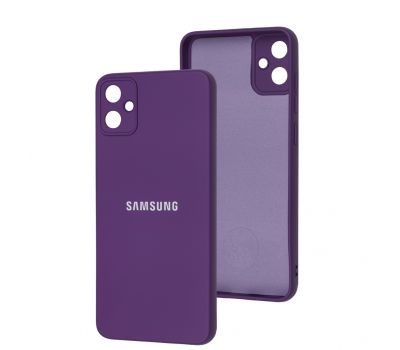 Чохол для Samsung Galaxy A05 (A055) Silicone Full camera purple