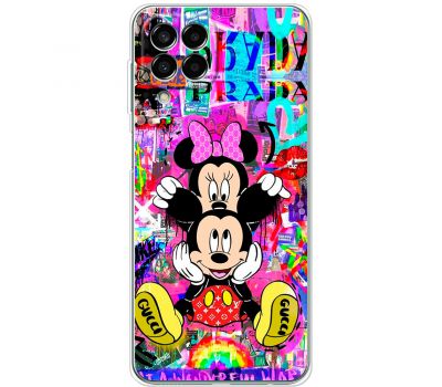 Чохол для Samsung Galaxy M33 (M336) MixCase графіті Mickey and Minnie mouse