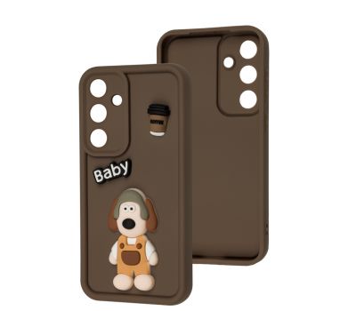 Чохол для Samsung Galaxy S24 Pretty Things brown / bear