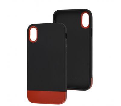 Чохол для iPhone Xr Bichromatic black/red