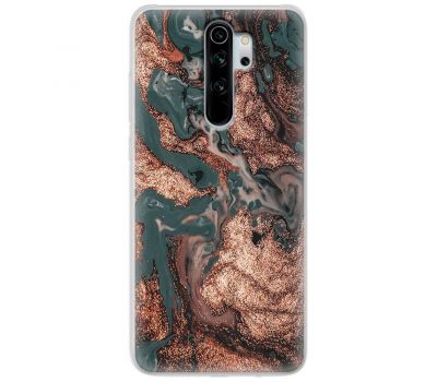 Чохол для Xiaomi Redmi Note 8 Pro MixCase мармур темно-зелений