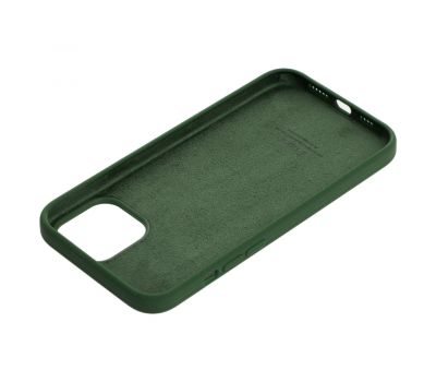 Чохол для iPhone 12 Pro Max Silicone Full зелений / dark green 3485088