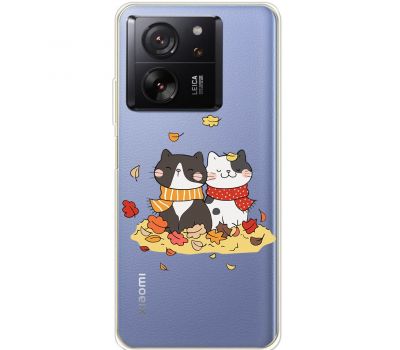 Чохол для Xiaomi 13T / 13T Pro MixCase осінь котяча осінь