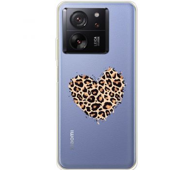 Чохол для Xiaomi 13T / 13T Pro MixCase Леопард серце