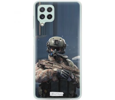 Чохол для Samsung Galaxy A22 (A225) / M32 (M325) Mixcase військові солдати в амуніції