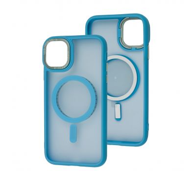 Чохол для iPhone 11 Space color MagSafe блакитний
