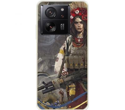 Чохол для Xiaomi 13T / 13T Pro MixCase патріотичні дівчина воїн