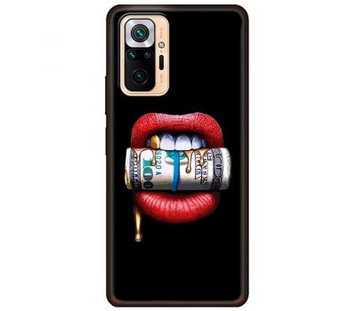 Чохол для Xiaomi Redmi Note 10 Pro MixCase гроші lips