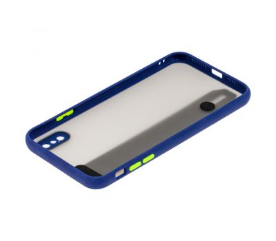 Чохол для iPhone Xs Max WristBand LV синій/зелений 3487611