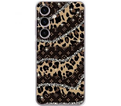 Чохол для Samsung Galaxy S24 MixCase Леопард Louis Vuitton