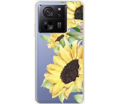Чохол для Xiaomi 13T / 13T Pro Mixcase квіти великі соняшники