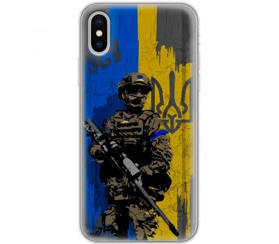 Чохол для iPhone X / Xs MixCase патріотичні український воїни