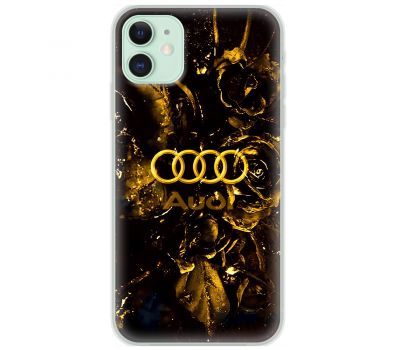 Чохол для iPhone 11 MixCase машини неон Audi лого