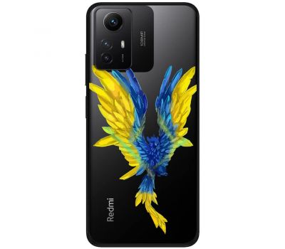 Чохол для Xiaomi Redmi Note 12S MixCase патріотичні жовто-синій птах