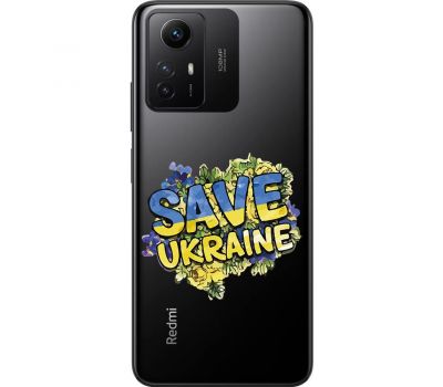 Чохол для Xiaomi Redmi Note 12S MixCase патріотичні save ukraine