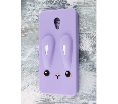3D чохол для Meizu M5 Note фіолетовий заєць