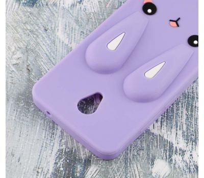 3D чохол для Meizu M5 Note фіолетовий заєць 349836