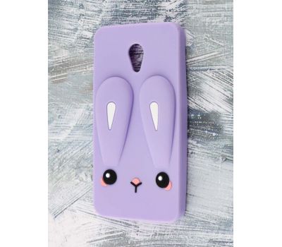 3D чохол для Meizu M5c Rabbit фіолетовий