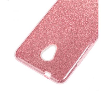 Чохол для Meizu M5s Shining Glitter з блискітками рожеві перли 349009