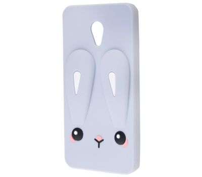 3D чохол для Meizu M5c Rabbit сірий