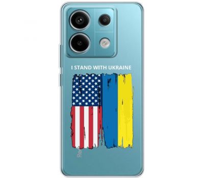 Чохол для Xiaomi Redmi Note 13 5G MixCase патріотичні прапори