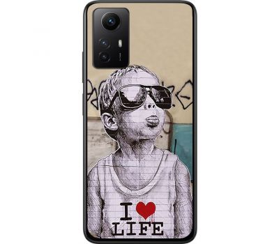 Чохол для Xiaomi Redmi Note 12S MixCase графіті I love life