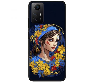 Чохол для Xiaomi Redmi Note 12S MixCase патріотичні українка в квітах