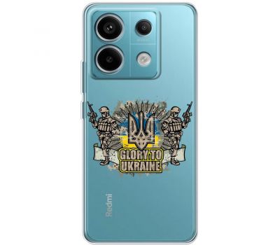 Чохол для Xiaomi Redmi Note 13 5G MixCase патріотичні Glory to Ukraine