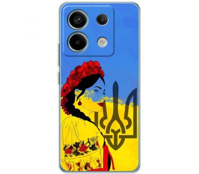 Чохол для Xiaomi Redmi Note 13 5G MixCase патріотичні українка у вишиванці