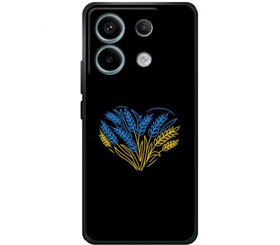 Чохол для Xiaomi Redmi Note 13 5G MixCase патріотичні синьо-жовта пшениця