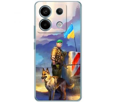 Чохол для Xiaomi Redmi Note 13 5G MixCase патріотичні прикордонники