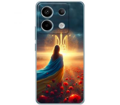 Чохол для Xiaomi Redmi Note 13 5G MixCase патріотичні поле маків