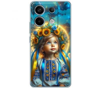 Чохол для Xiaomi Redmi Note 13 Pro 5G MixCase патріотичні маленька україночка