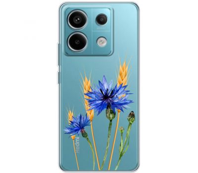 Чохол для Xiaomi Redmi Note 13 Pro 5G Mixcase квіти волошки в колосках