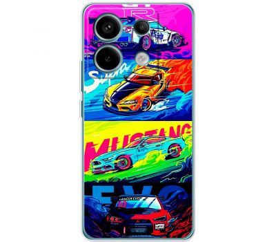 Чохол для Xiaomi Redmi Note 13 Pro 5G MixCase машини mix car