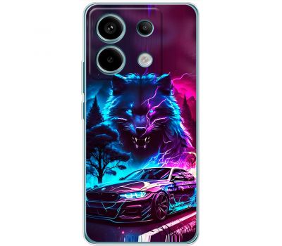 Чохол для Xiaomi Redmi Note 13 Pro 5G MixCase машини неонова bmw