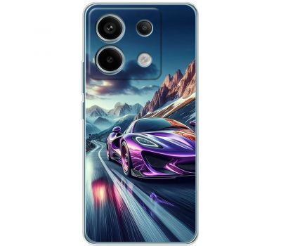 Чохол для Xiaomi Redmi Note 13 Pro 5G MixCase машини неон в горах