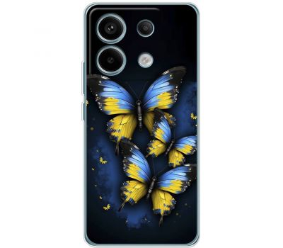 Чохол для Xiaomi Redmi Note 13 4G MixCase патріотичні метелики