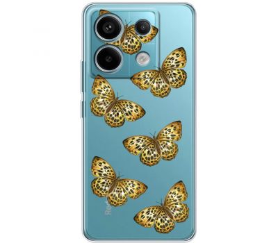 Чохол для Xiaomi Redmi Note 13 4G MixCase Леопард метелика