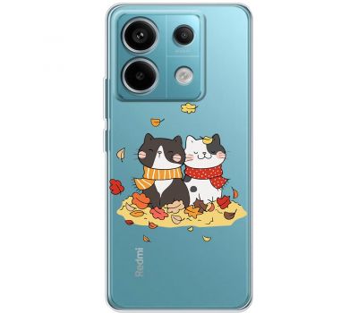 Чохол для Xiaomi Redmi Note 13 5G MixCase осінь котяча осінь