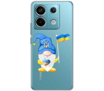 Чохол для Xiaomi Redmi Note 13 5G MixCase патріотичні гномік з Україною