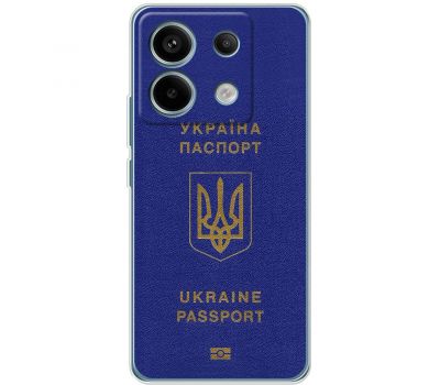 Чохол для Xiaomi Redmi Note 13 5G MixCase патріотичні Україна паспорт