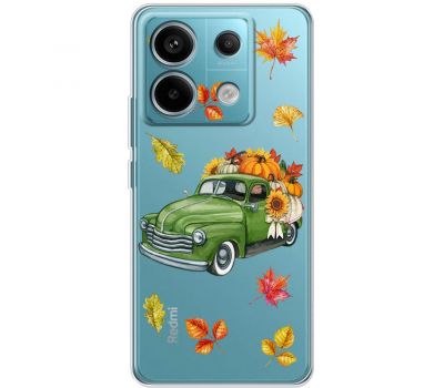 Чохол для Xiaomi Redmi Note 13 Pro 5G MixCase осінь авто з гарбузами