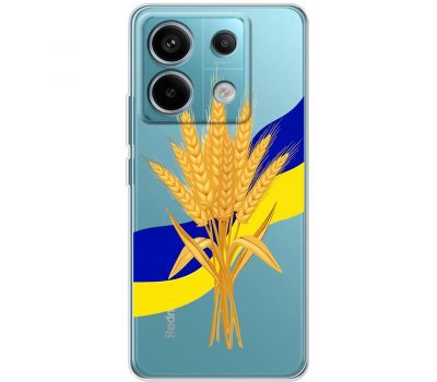 Чохол для Xiaomi Redmi Note 13 Pro 5G MixCase патріотичні пшениця з України