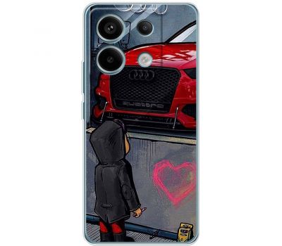 Чохол для Xiaomi Redmi Note 13 5G MixCase машини неон Audi